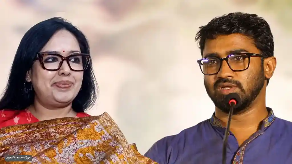 রুমিন ফারহানার মধ্যে শেখ হাসিনার ছায়া দেখেন রাশেদ খান