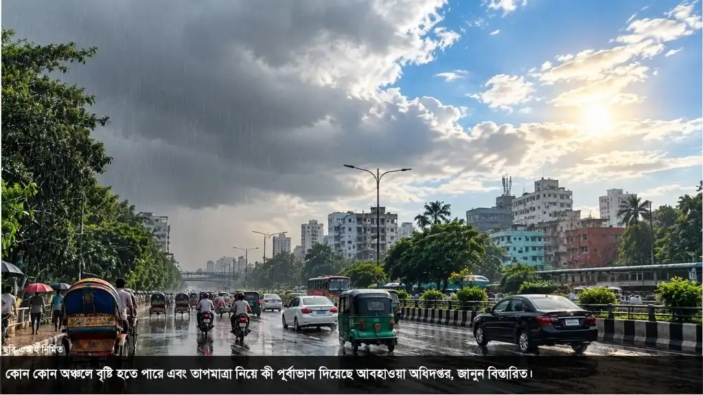 বৃষ্টি কমে বাড়তে পারে গরম, ১৪ সেপ্টেম্বর দেশের আবহাওয়া কেমন থাকবে