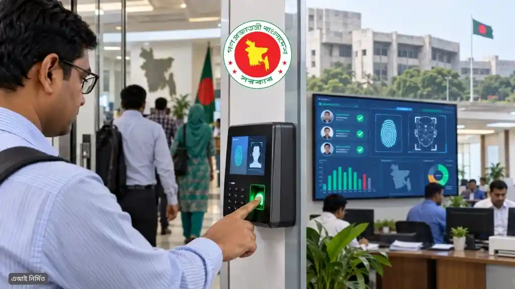 জবাবদিহি নিশ্চিত করতে সরকারি অফিসে ডিজিটাল হাজিরার