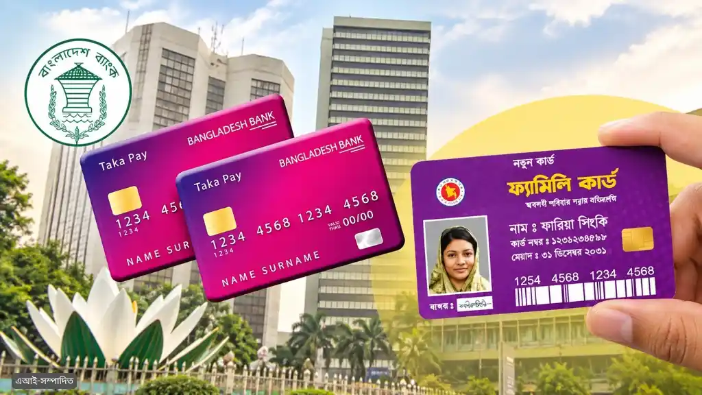 ফ্যামিলি কার্ডে সুবিধাভোগীদের দেওয়া হবে টাকাপে ডেবিট কার্ড