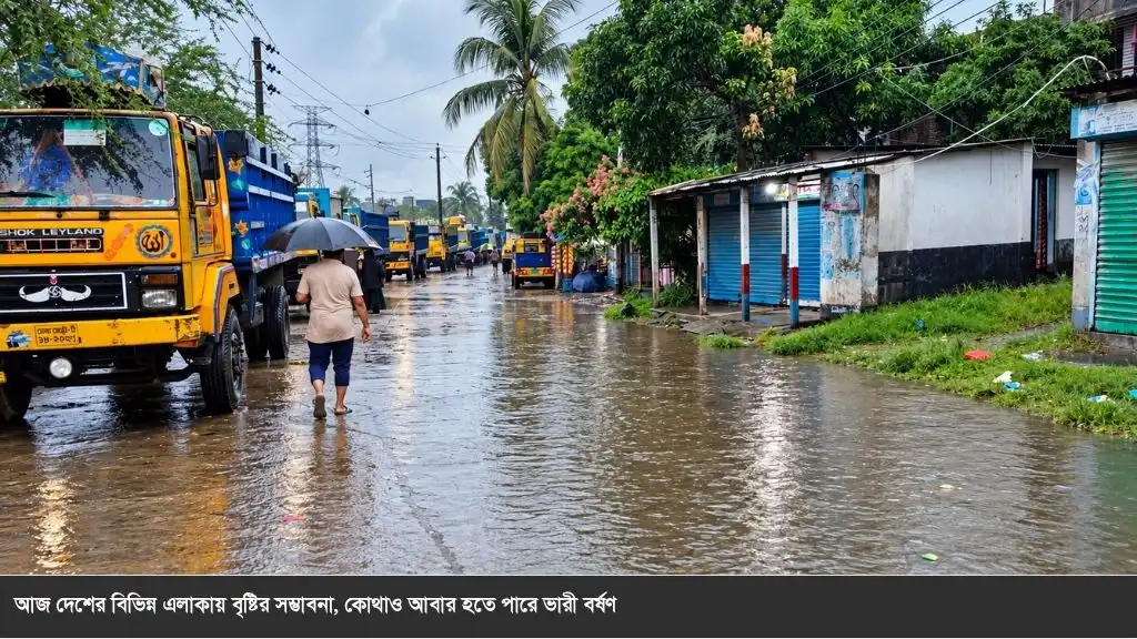 দেশের বিভিন্ন স্থানে বৃষ্টির সম্ভাবনা, ভারী বর্ষণের শঙ্কা জানাল আবহাওয়া অধিদপ্তর