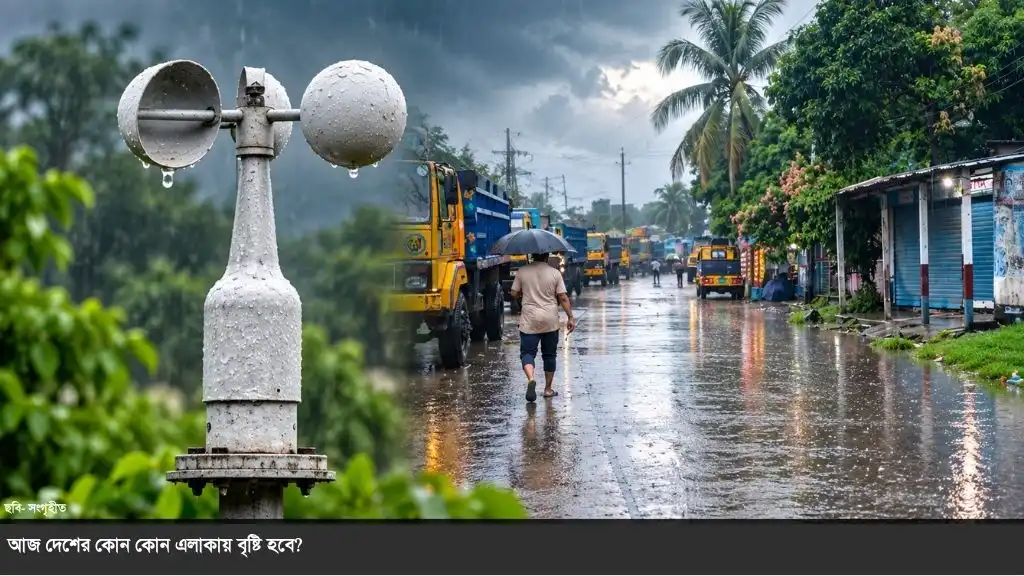 আজ বৃষ্টিতে ভিজতে পারে দেশের বিভিন্ন এলাকা, জানাল আবহাওয়া অফিস