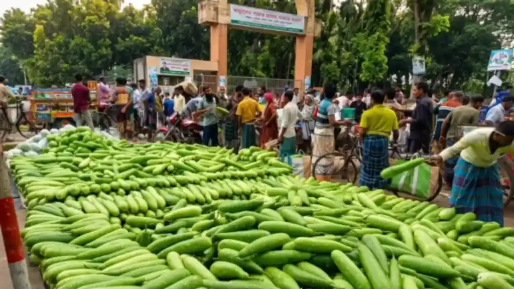 ‘তেলের দাম বেড়েছে’ বলে সবজির দাম কম, ন্যায্য মূল্য না পেয়ে হতাশ কৃষক