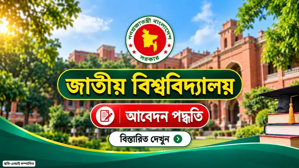 জাতীয় বিশ্ববিদ্যালয়ের চাকরিতে আবেদন করবেন যেভাবে, মানতে হবে যেসব নিয়ম