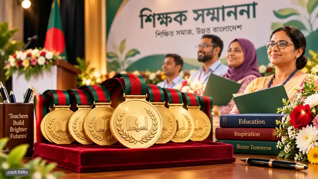 প্রাথমিকসহ সাত ক্যাটাগরিতে শিক্ষকদের জন্য ১২ পদক