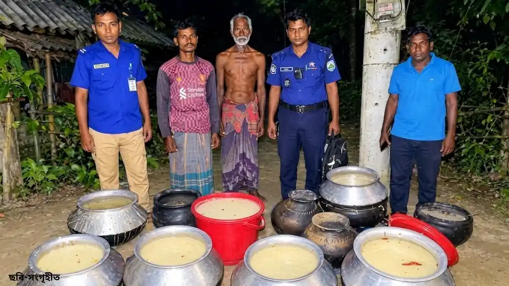 মহাদেবপুরে অভিযানে যা মিলল, গ্রেপ্তার ১