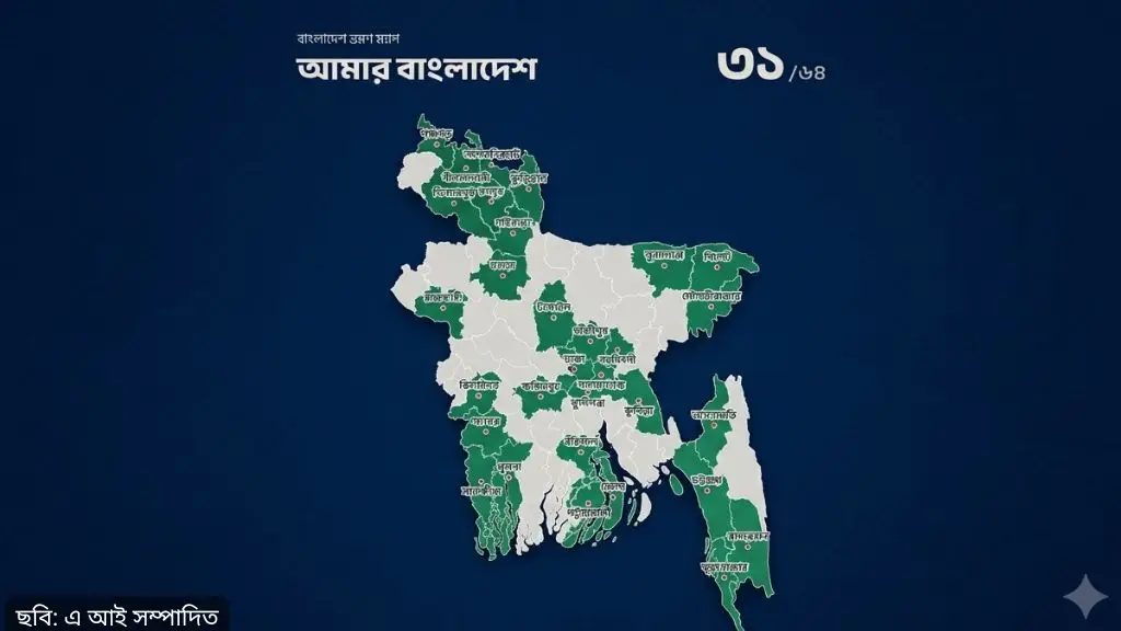৬৪ জেলার মধ্যে কতটি ঘুরেছেন? কয়েক ক্লিকেই বানিয়ে নিন নিজের ভ্রমণ ম্যাপ